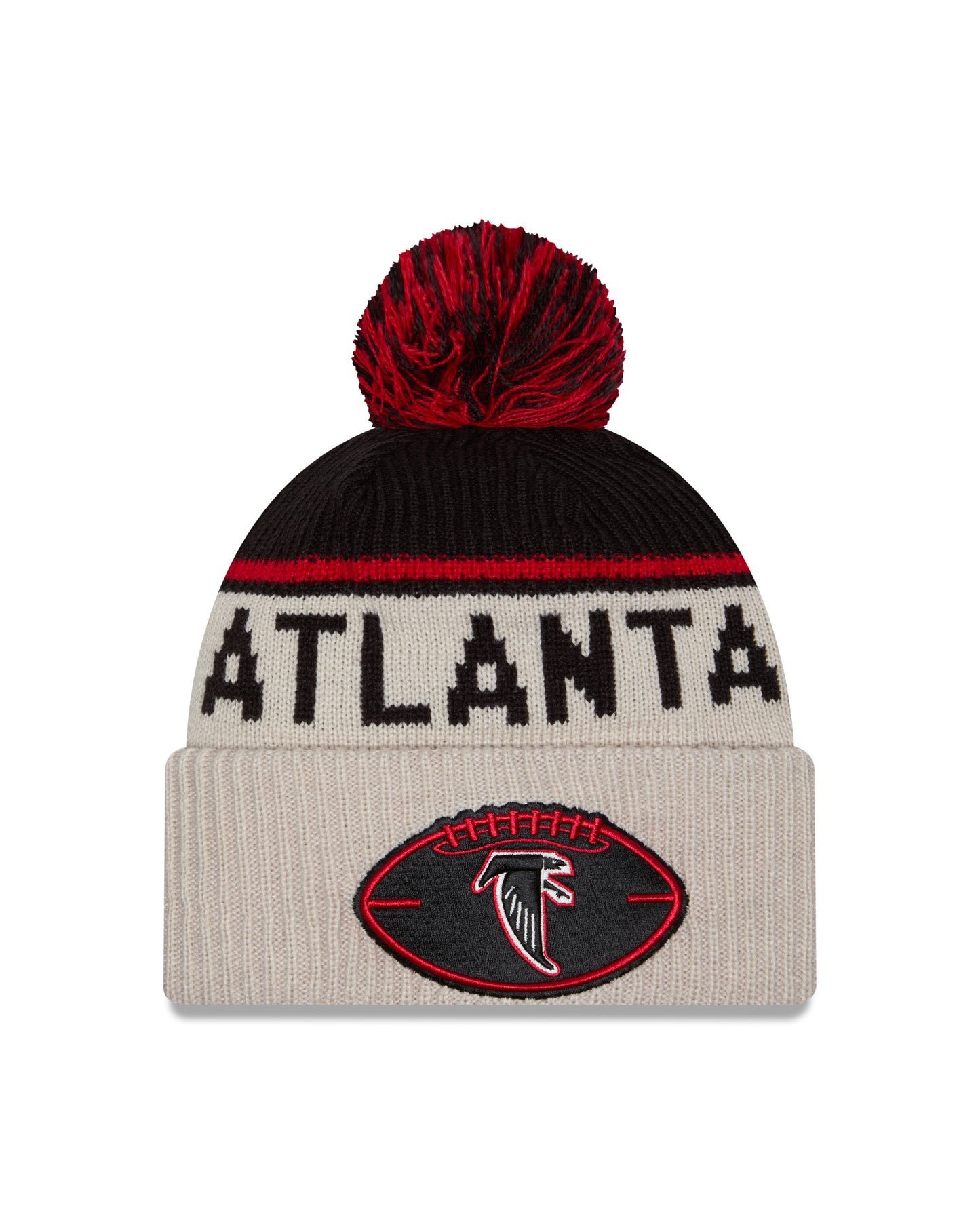 New Era - Atlanta Falcons - NFL Sideline Beanie - Stone/OTC