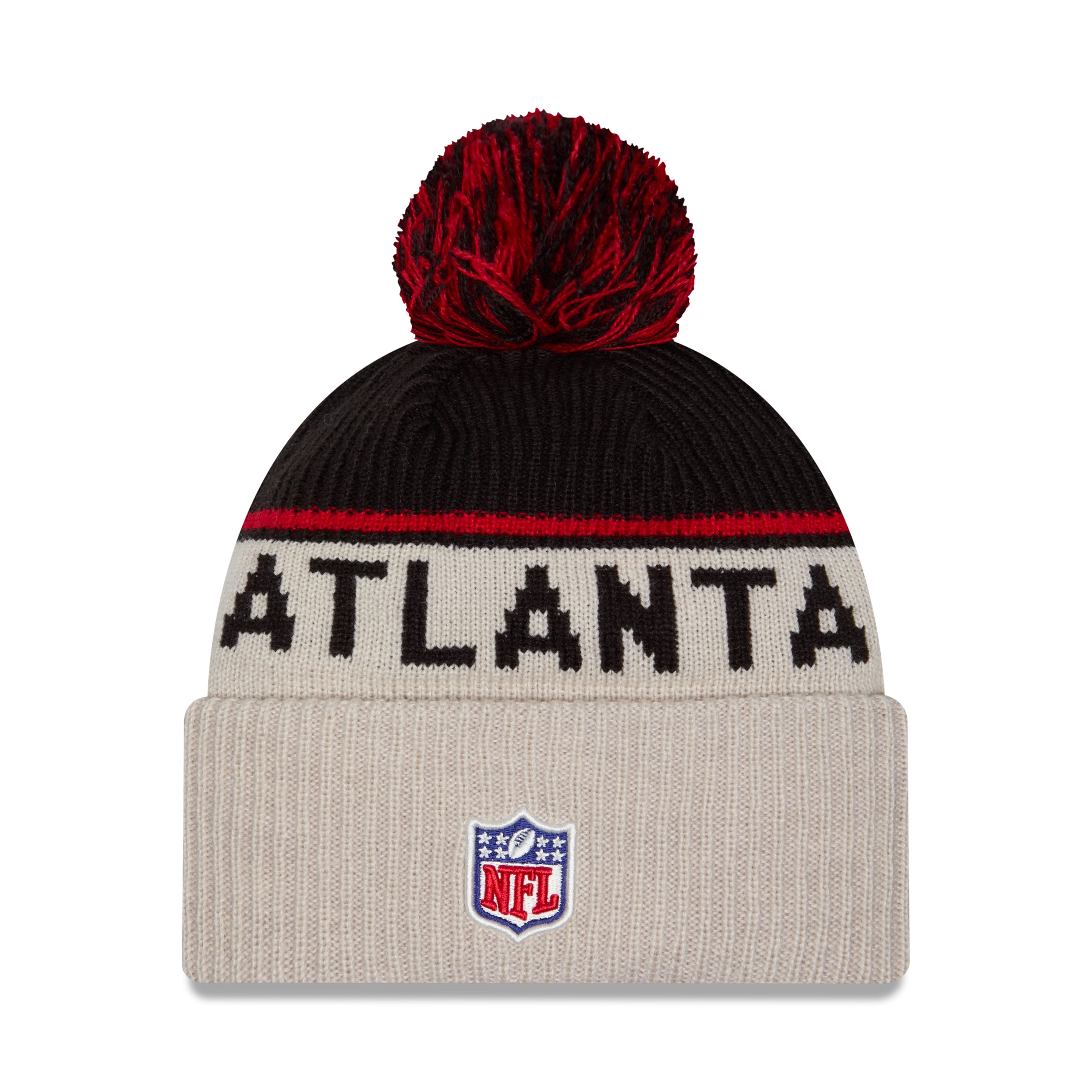 New Era - Atlanta Falcons - NFL Sideline Beanie - Stone/OTC - Headz Up 