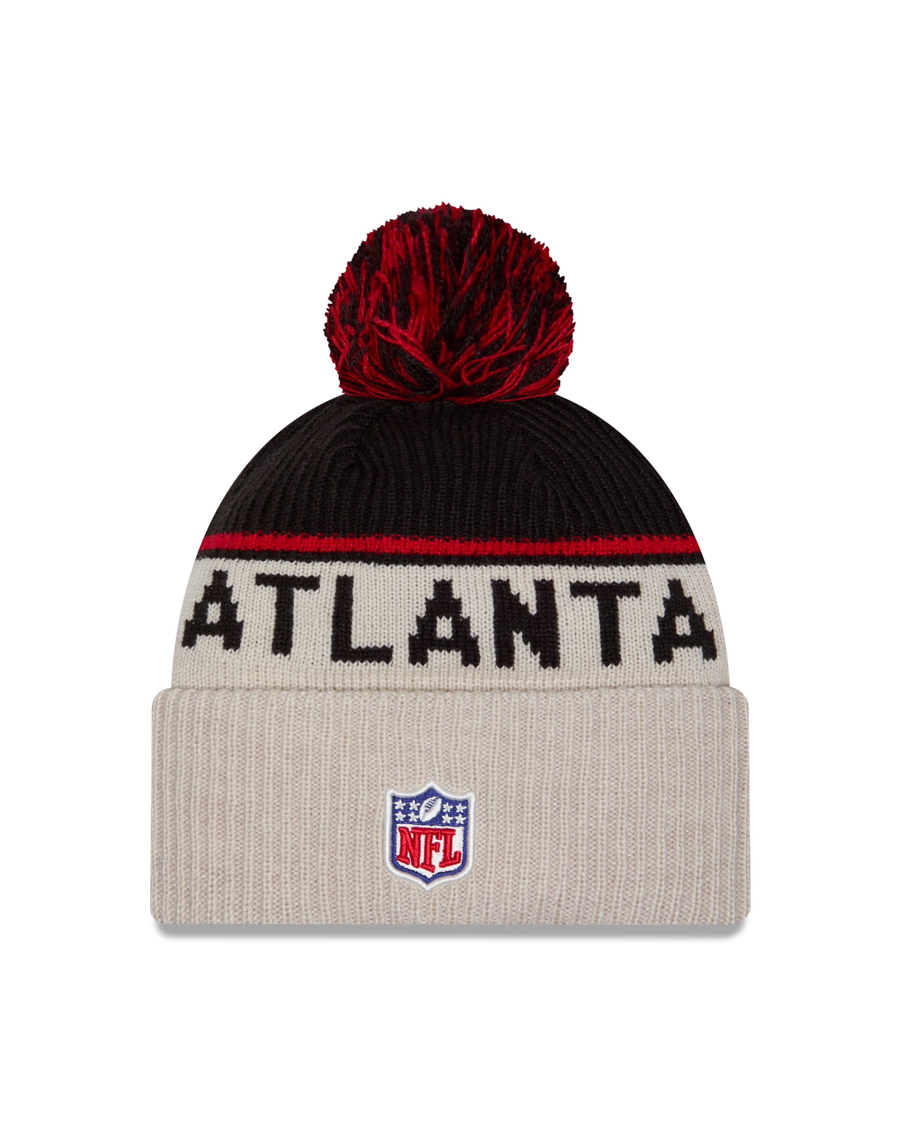 New Era - Atlanta Falcons - NFL Sideline Beanie - Stone/OTC - Headz Up 