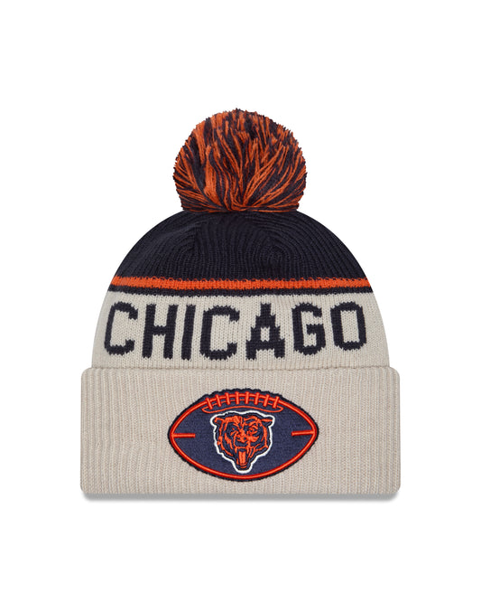 New Era - Chicago Bears - NFL Sideline Beanie - Stone/OTC