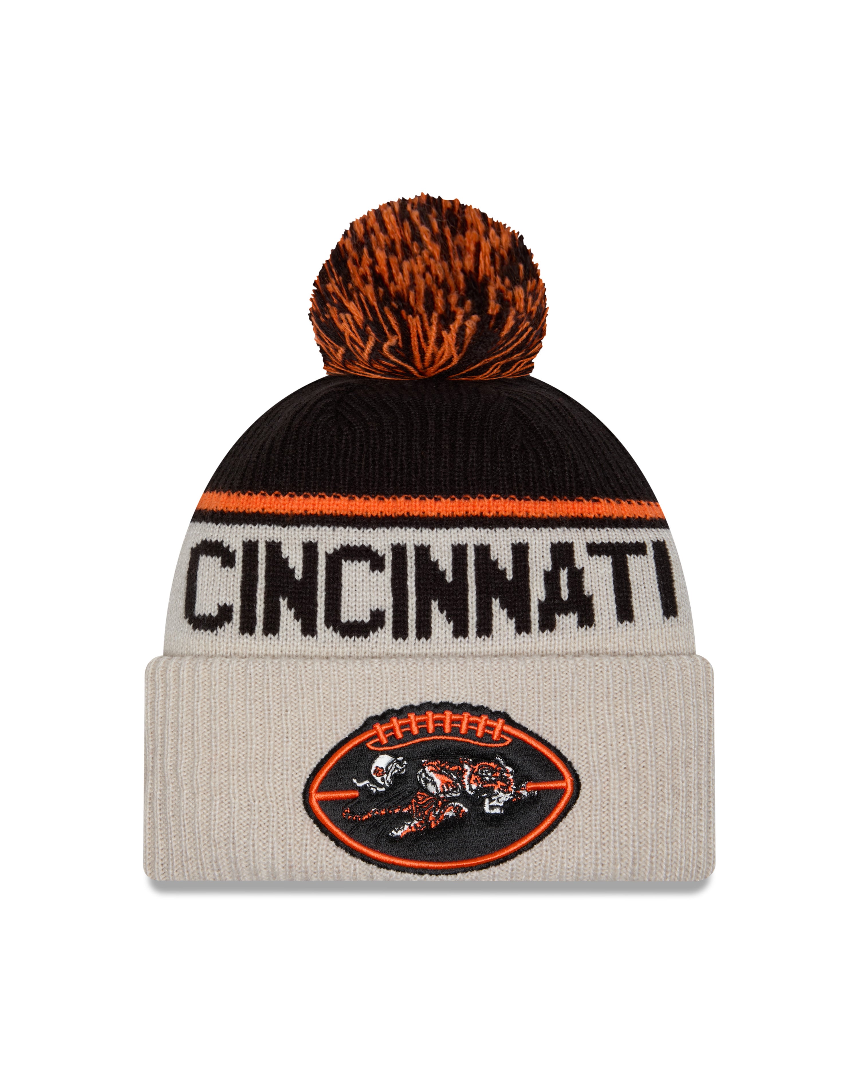 New Era - Cincinatti Bengals - NFL Sideline Beanie - Stone/OTC - Headz Up 