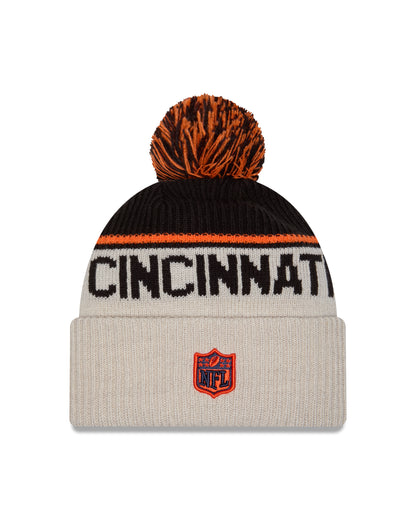 New Era - Cincinatti Bengals - NFL Sideline Beanie - Stone/OTC