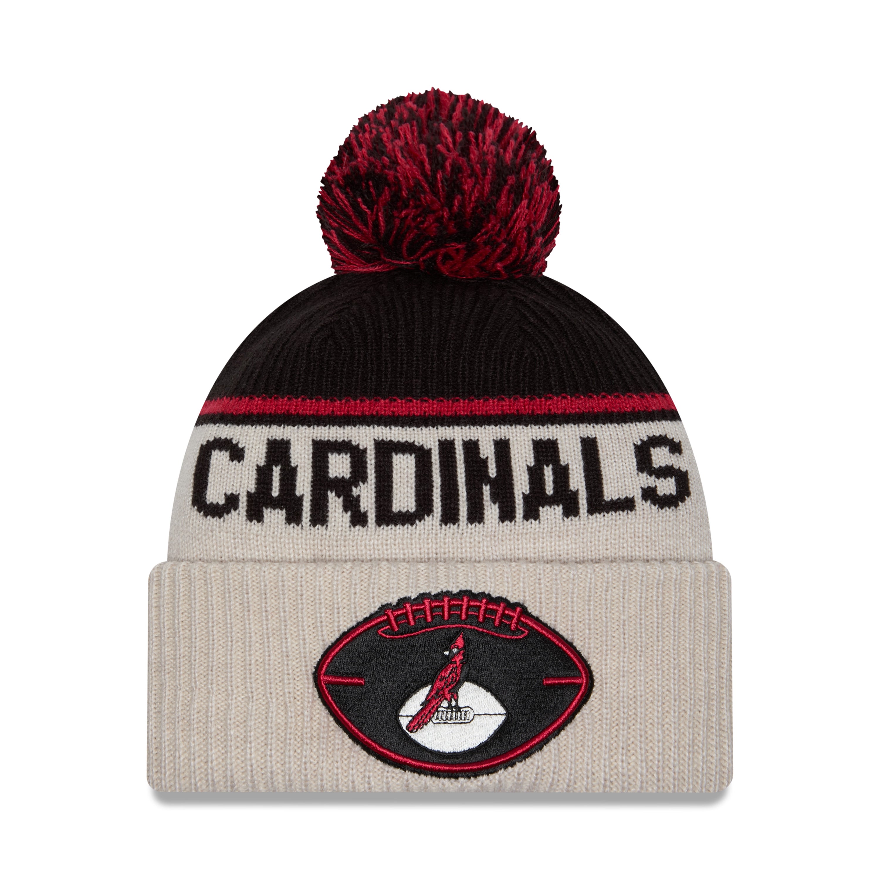 New Era - Arizona Cardinals - NFL Sideline Beanie - Stone/OTC - Headz Up 
