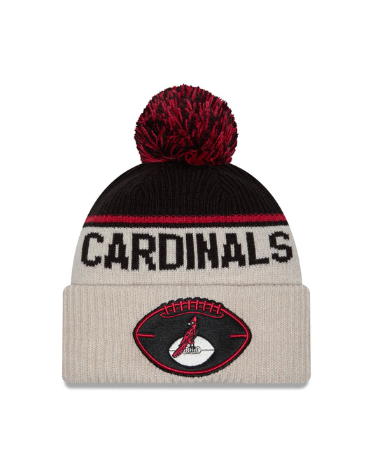 New Era - Arizona Cardinals - NFL Sideline Beanie - Stone/OTC