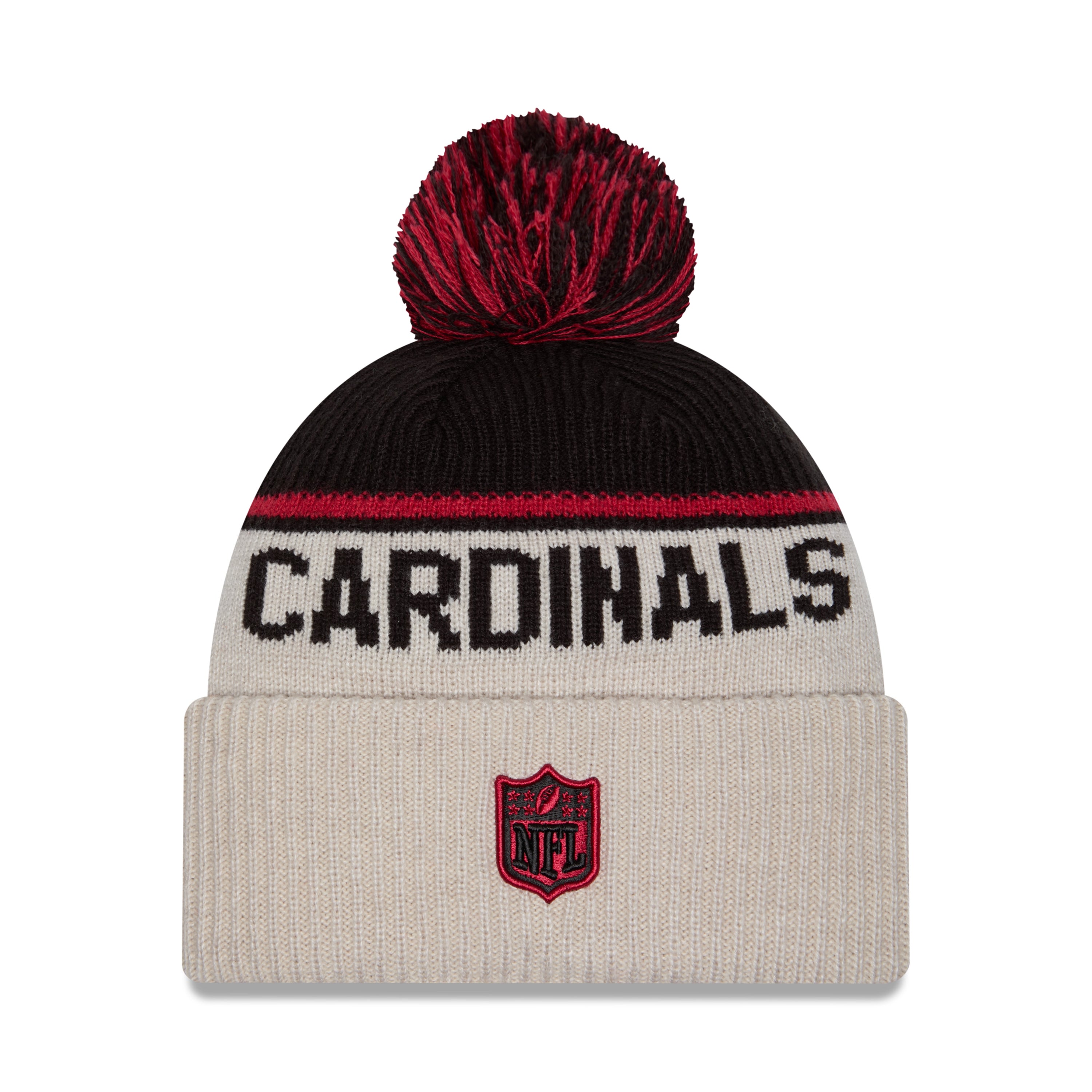 New Era - Arizona Cardinals - NFL Sideline Beanie - Stone/OTC - Headz Up 