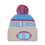 New Era -NFL Oilers - NFL Sideline Beanie - Stone/OTC - Headz Up 