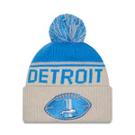 New Era - Detroit Lions - NFL Sideline Beanie - Stone/OTC - Headz Up 