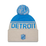 New Era - Detroit Lions - NFL Sideline Beanie - Stone/OTC - Headz Up 