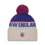New Era - New England Patriots - NFL Sideline Beanie - Stone/OTC - Headz Up 