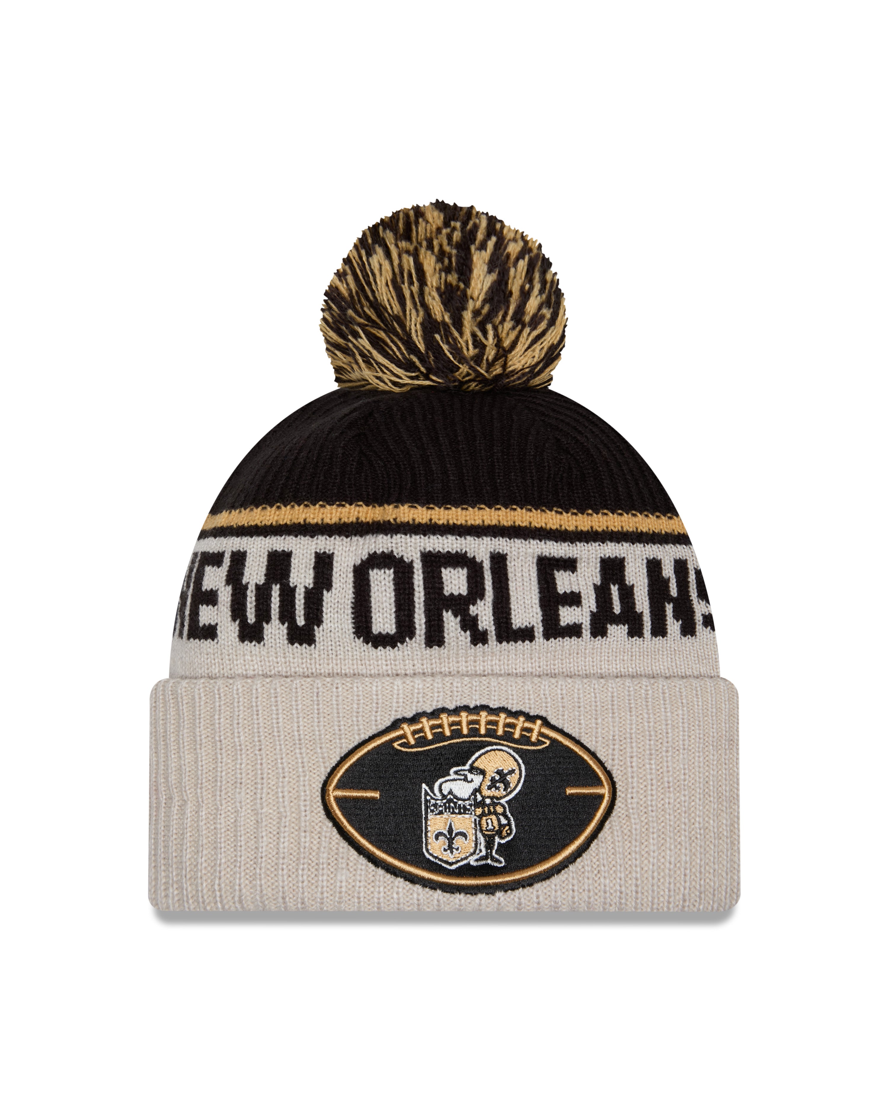 New Era - New Orleans Saints - NFL Sideline Beanie - Stone/OTC - Headz Up 