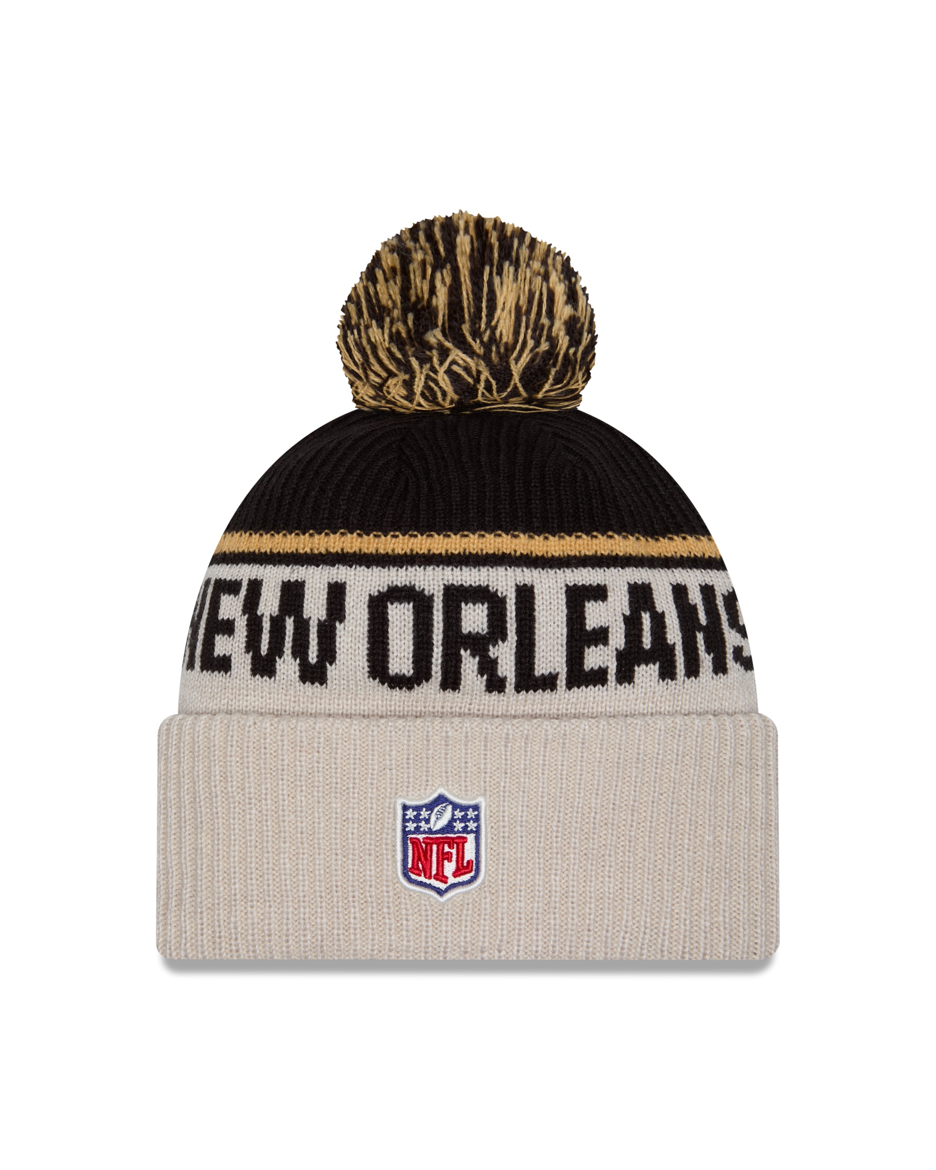 New Era - New Orleans Saints - NFL Sideline Beanie - Stone/OTC - Headz Up 