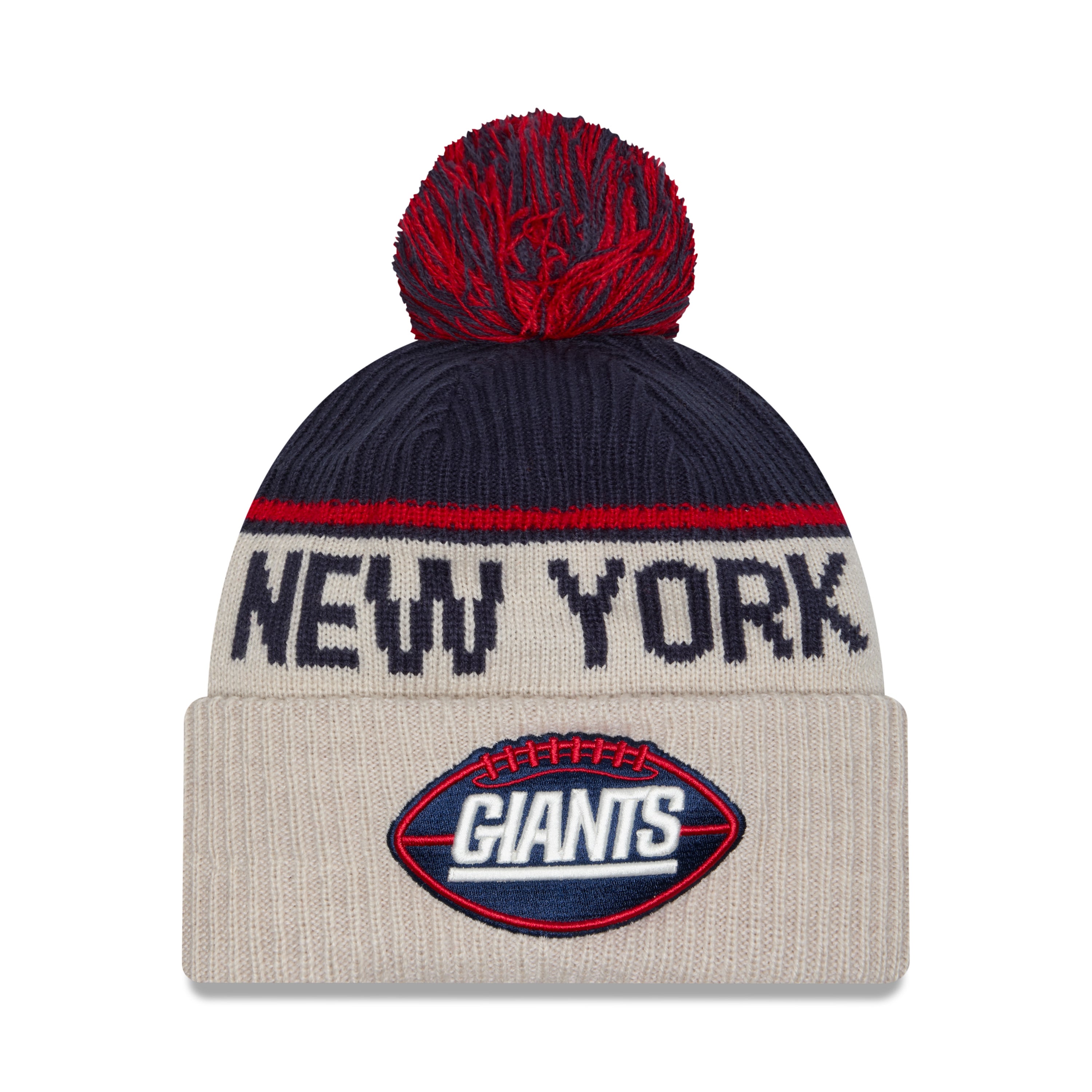 New Era - New York Giants - NFL Sideline Beanie - Stone/OTC - Headz Up 