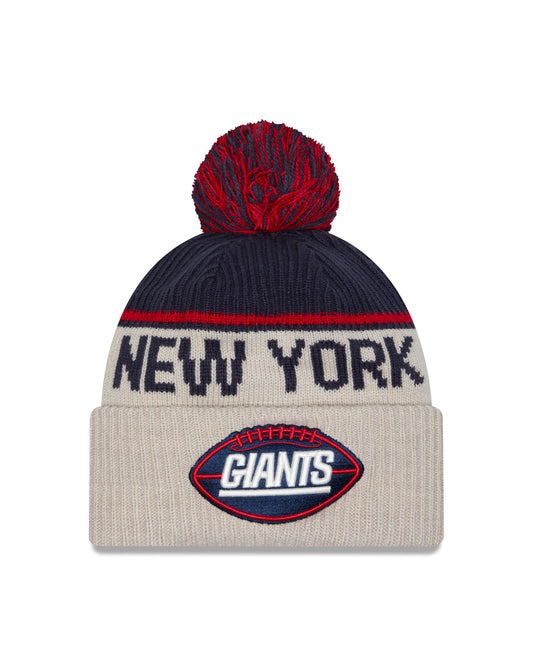 New Era - New York Giants - NFL Sideline Beanie - Stone/OTC