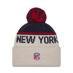 New Era - New York Giants - NFL Sideline Beanie - Stone/OTC - Headz Up 