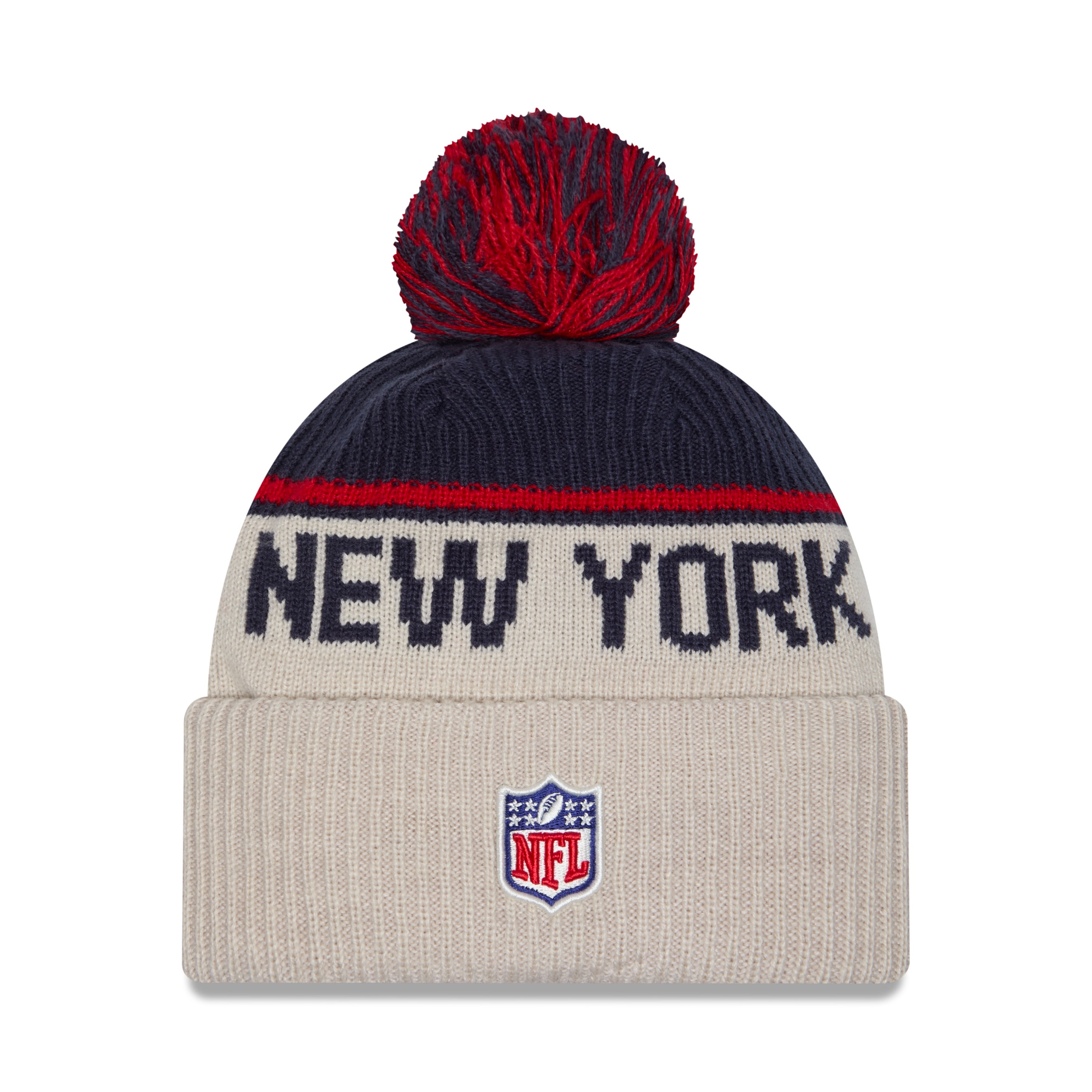 New Era - New York Giants - NFL Sideline Beanie - Stone/OTC - Headz Up 