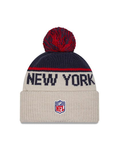 New Era - New York Giants - NFL Sideline Beanie - Stone/OTC