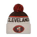 New Era - Cleveland Browns - NFL Sideline Beanie - Stone/OTC - Headz Up 