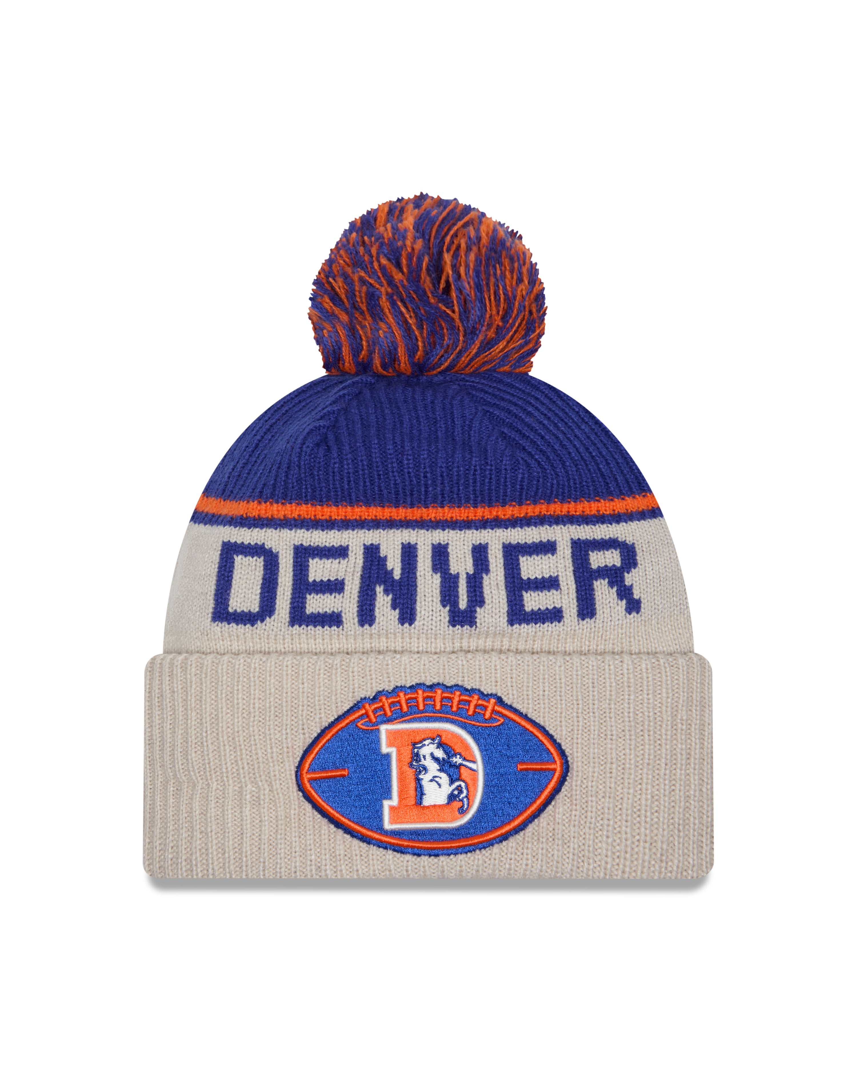 New Era - Denver Broncos - NFL Sideline Beanie - Stone/OTC - Headz Up 