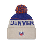New Era - Denver Broncos - NFL Sideline Beanie - Stone/OTC - Headz Up 