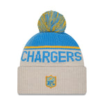 New Era - Los Angeles Chargers - NFL Sideline Beanie - Stone/OTC - Headz Up 