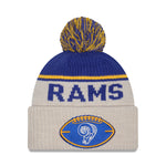New Era - Los Angeles Rams - NFL Sideline Beanie - Stone/OTC - Headz Up 