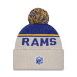New Era - Los Angeles Rams - NFL Sideline Beanie - Stone/OTC - Headz Up 