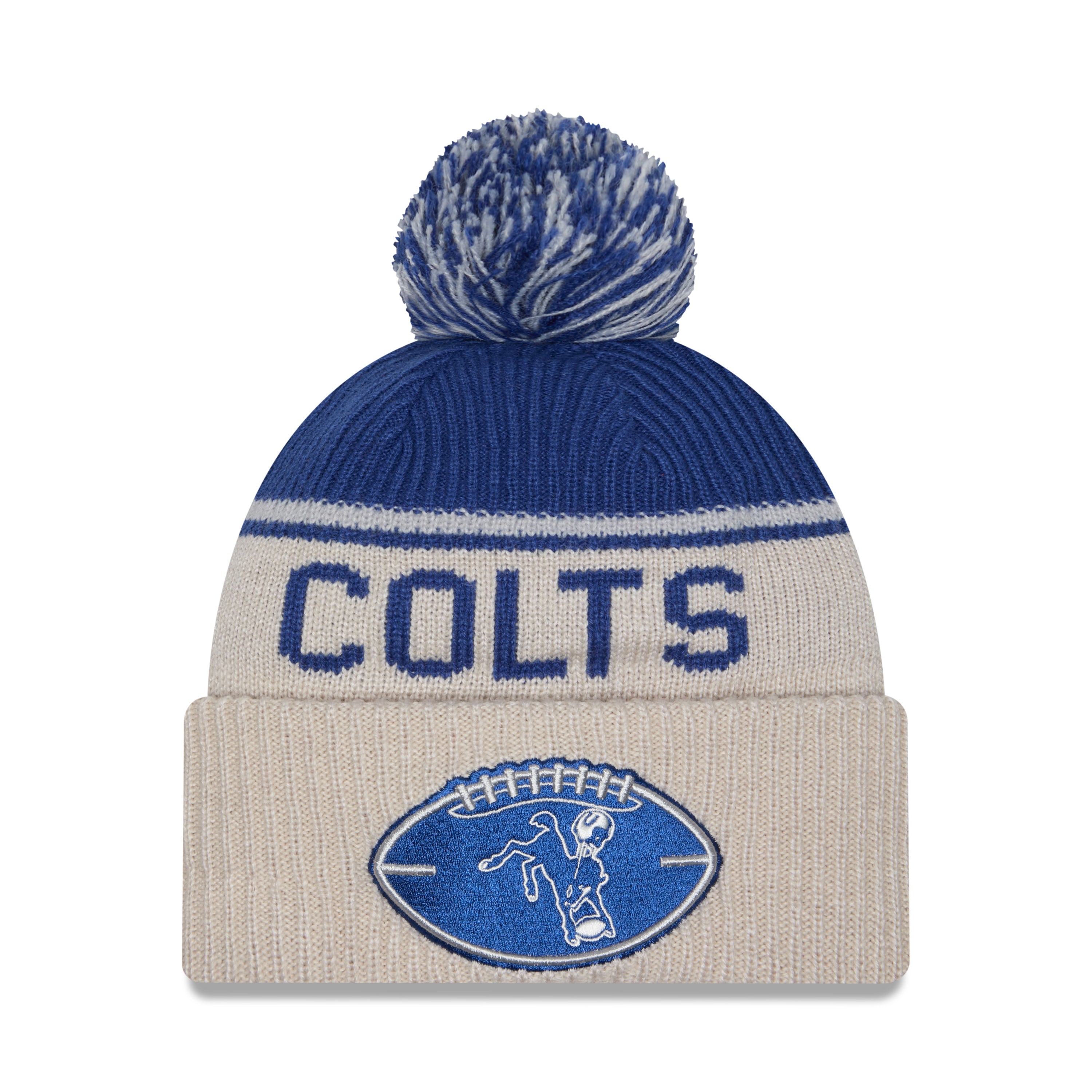 New Era - Indianapolis Colts - NFL Sideline Beanie - Stone/OTC - Headz Up 