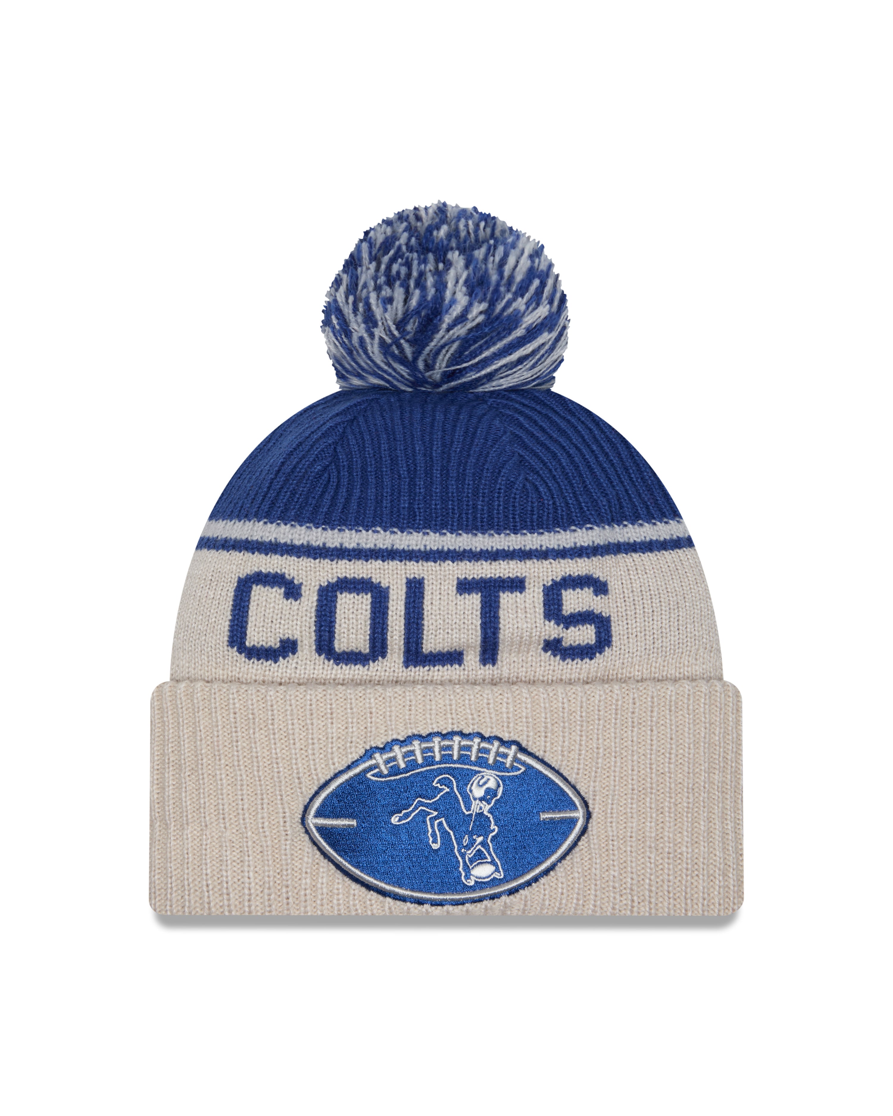 New Era - Indianapolis Colts - NFL Sideline Beanie - Stone/OTC - Headz Up 