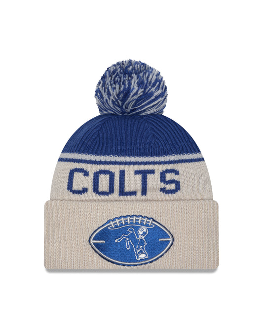 New Era - Indianapolis Colts - NFL Sideline Beanie - Stone/OTC