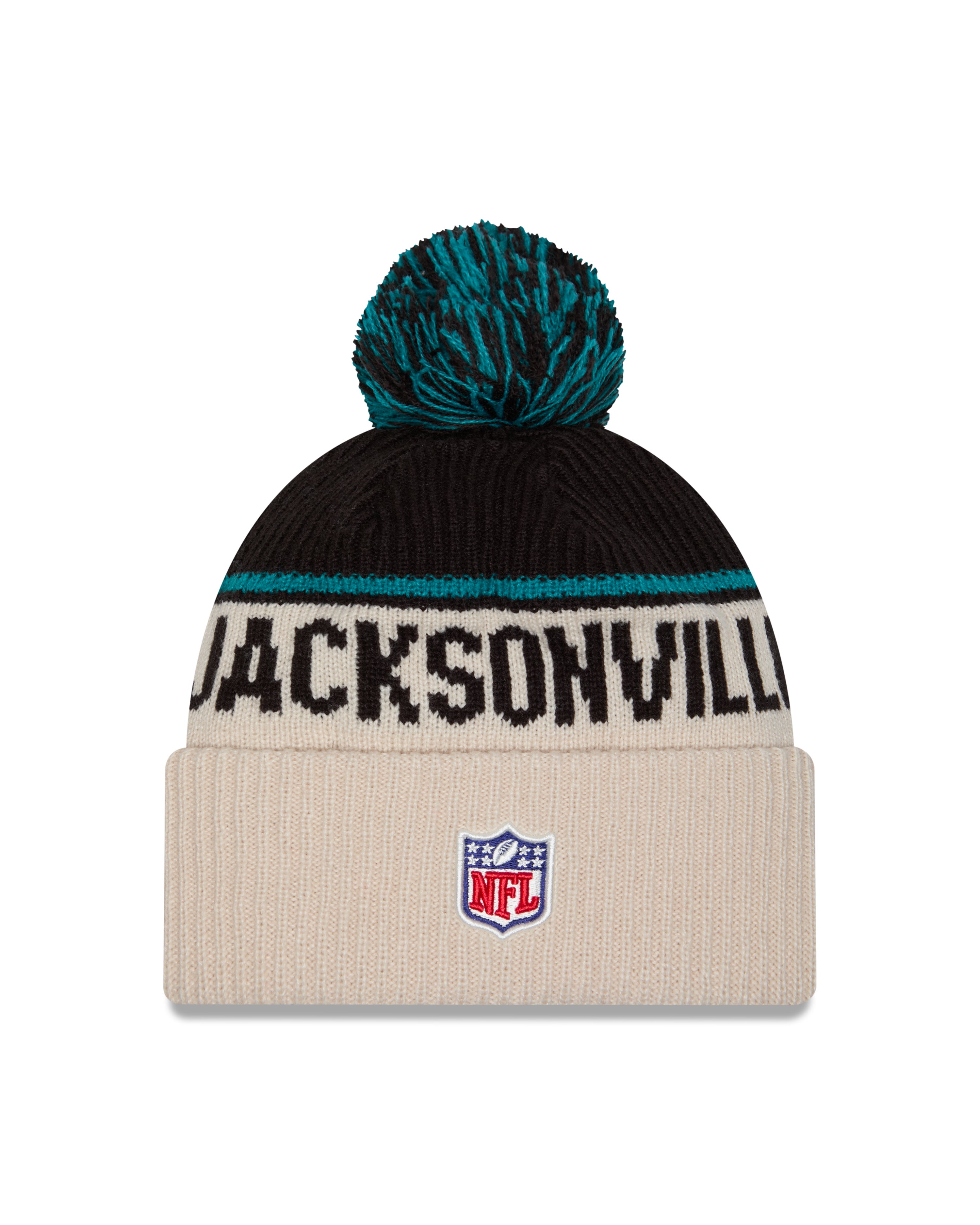 New Era - Jacksonville Jaguars - NFL Sideline Beanie - Stone/OTC - Headz Up 