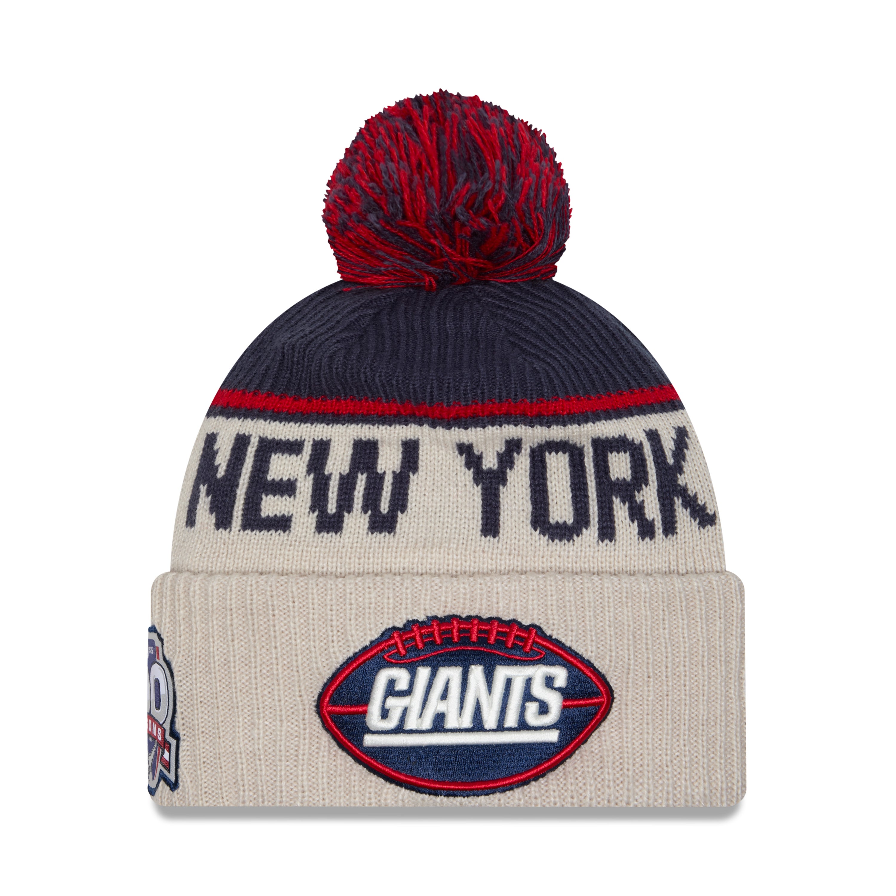 New Era - New York Giants - NFL Sideline Beanie - Stone/OTC - Headz Up 