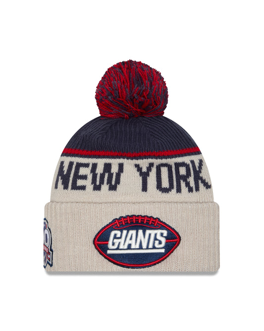 New Era - New York Giants - NFL Sideline Beanie - Stone/OTC