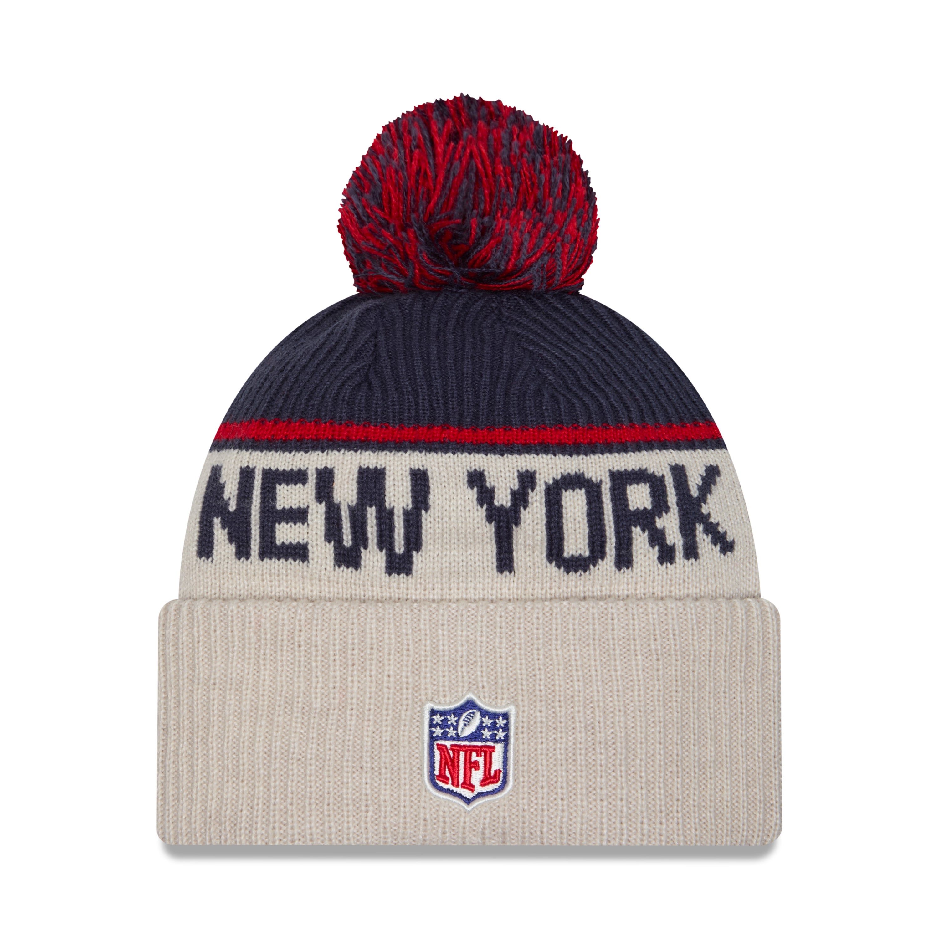 New Era - New York Giants - NFL Sideline Beanie - Stone/OTC - Headz Up 
