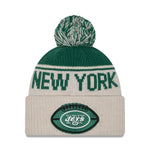 New Era - New York Jets - NFL Sideline Beanie - Stone/OTC - Headz Up 