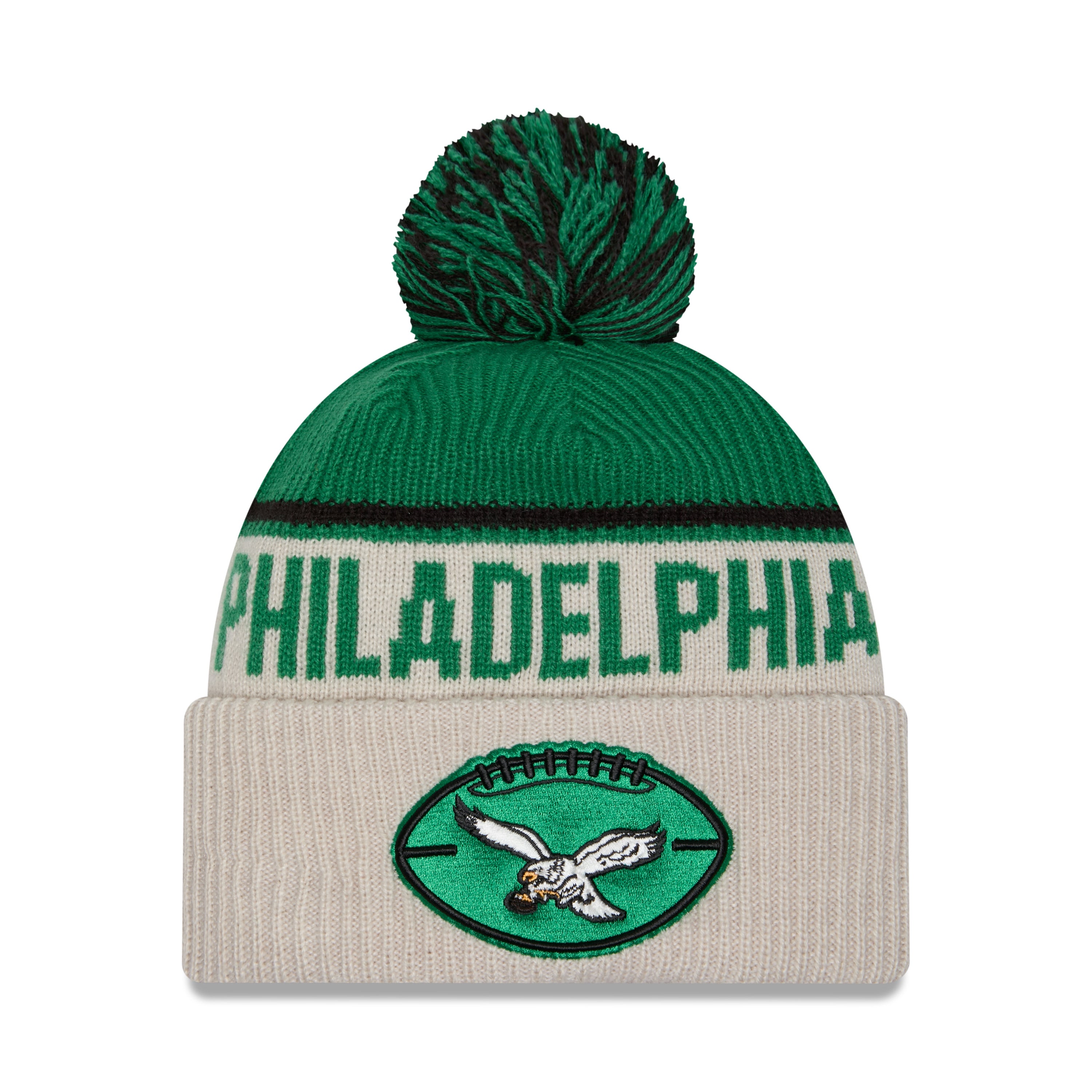 New Era - Philadelphia Eagles - NFL Sideline Beanie - Stone/OTC - Headz Up 