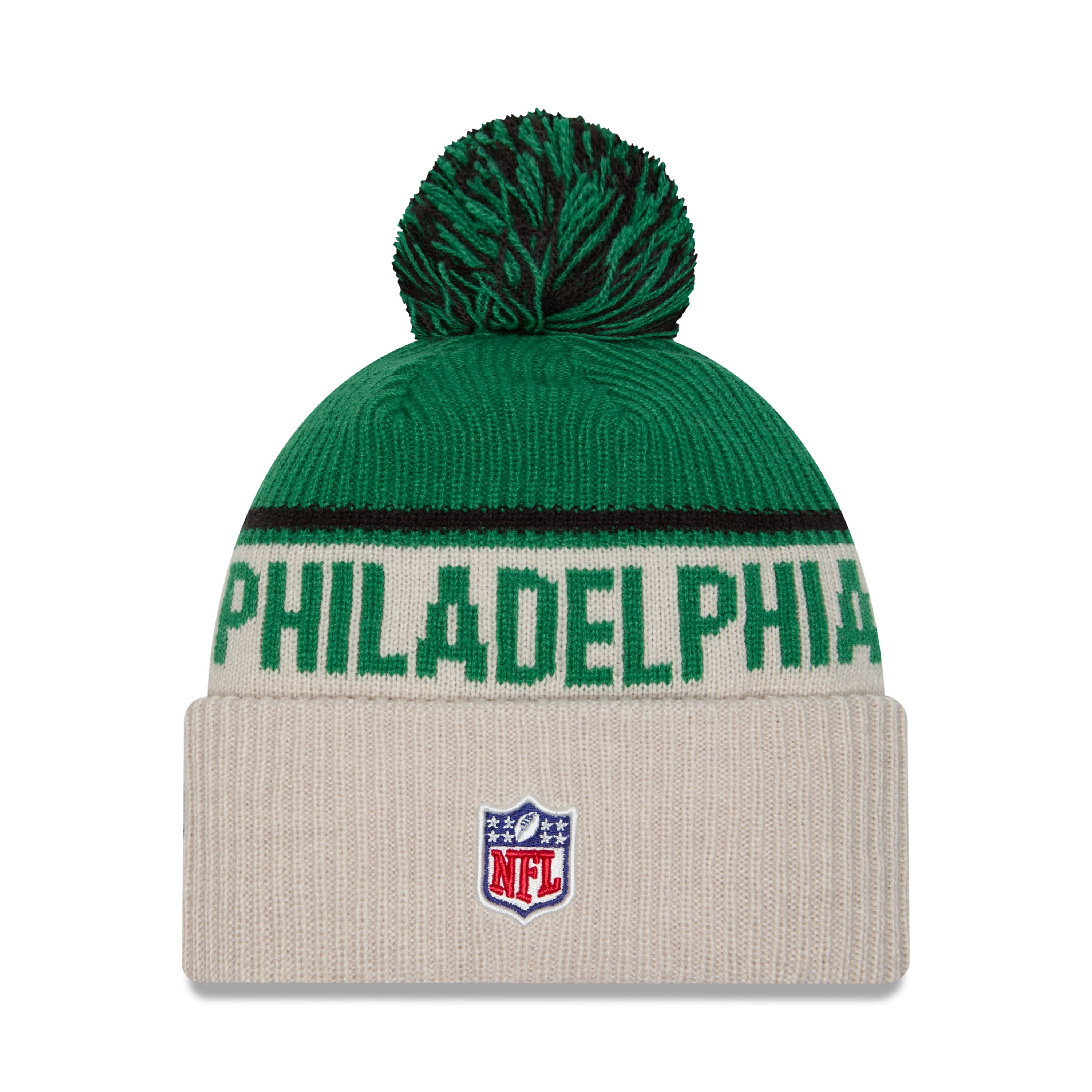 New Era - Philadelphia Eagles - NFL Sideline Beanie - Stone/OTC - Headz Up 
