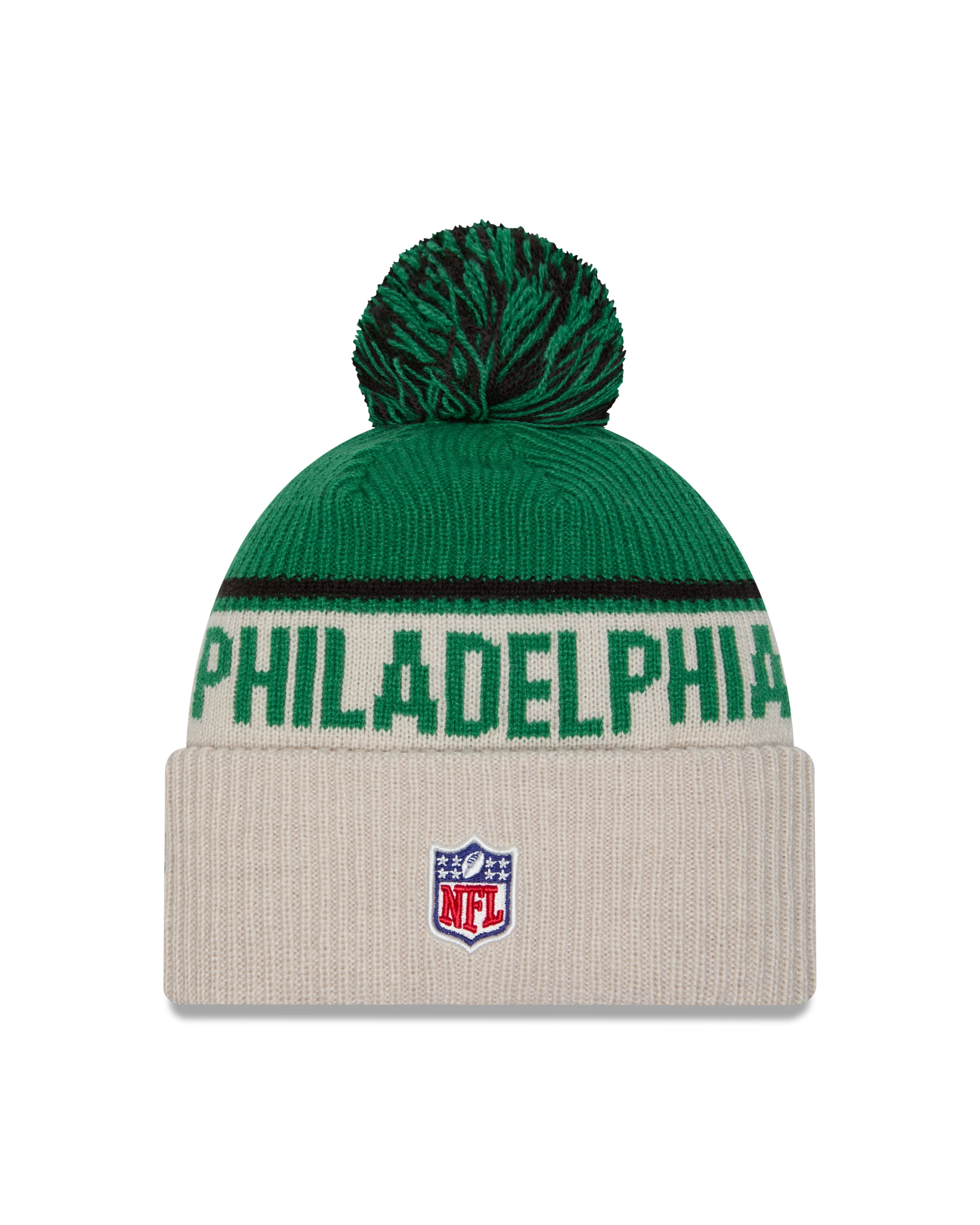 New Era - Philadelphia Eagles - NFL Sideline Beanie - Stone/OTC - Headz Up 