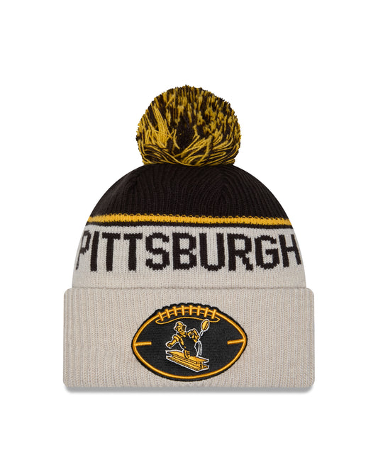 New Era - Pittsburgh Steelers - NFL Sideline Beanie - Stone/OTC