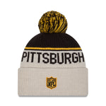 New Era - Pittsburgh Steelers - NFL Sideline Beanie - Stone/OTC - Headz Up 