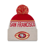 New Era - San Francisco 49ers - NFL Sideline Beanie - Stone/OTC - Headz Up 