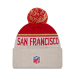 New Era - San Francisco 49ers - NFL Sideline Beanie - Stone/OTC - Headz Up 