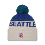 New Era - Seattle Seahawks - NFL Sideline Beanie - Stone/OTC - Headz Up 