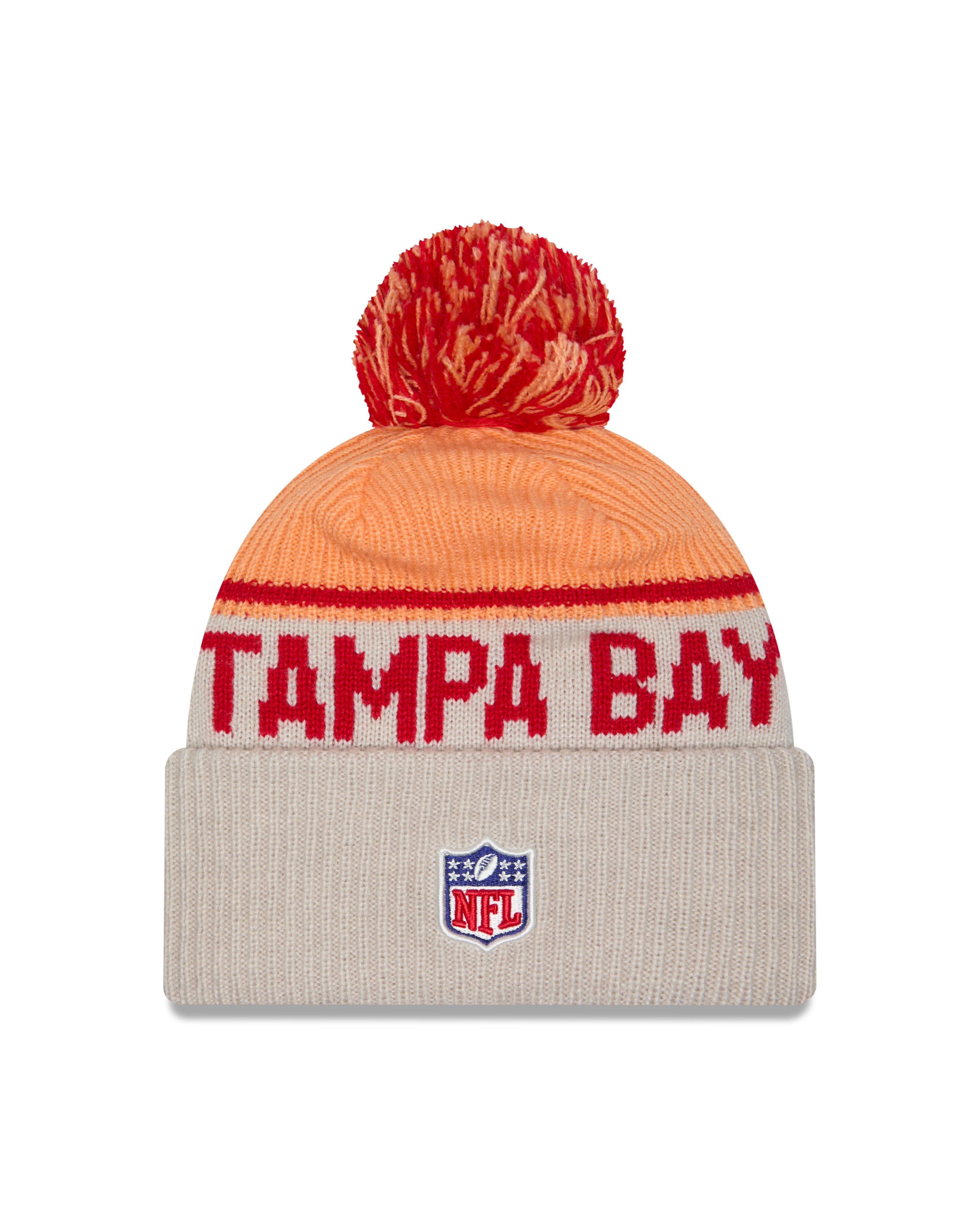 New Era - Tampa Bay Buccaneers - NFL Sideline Beanie - Stone/OTC - Headz Up 