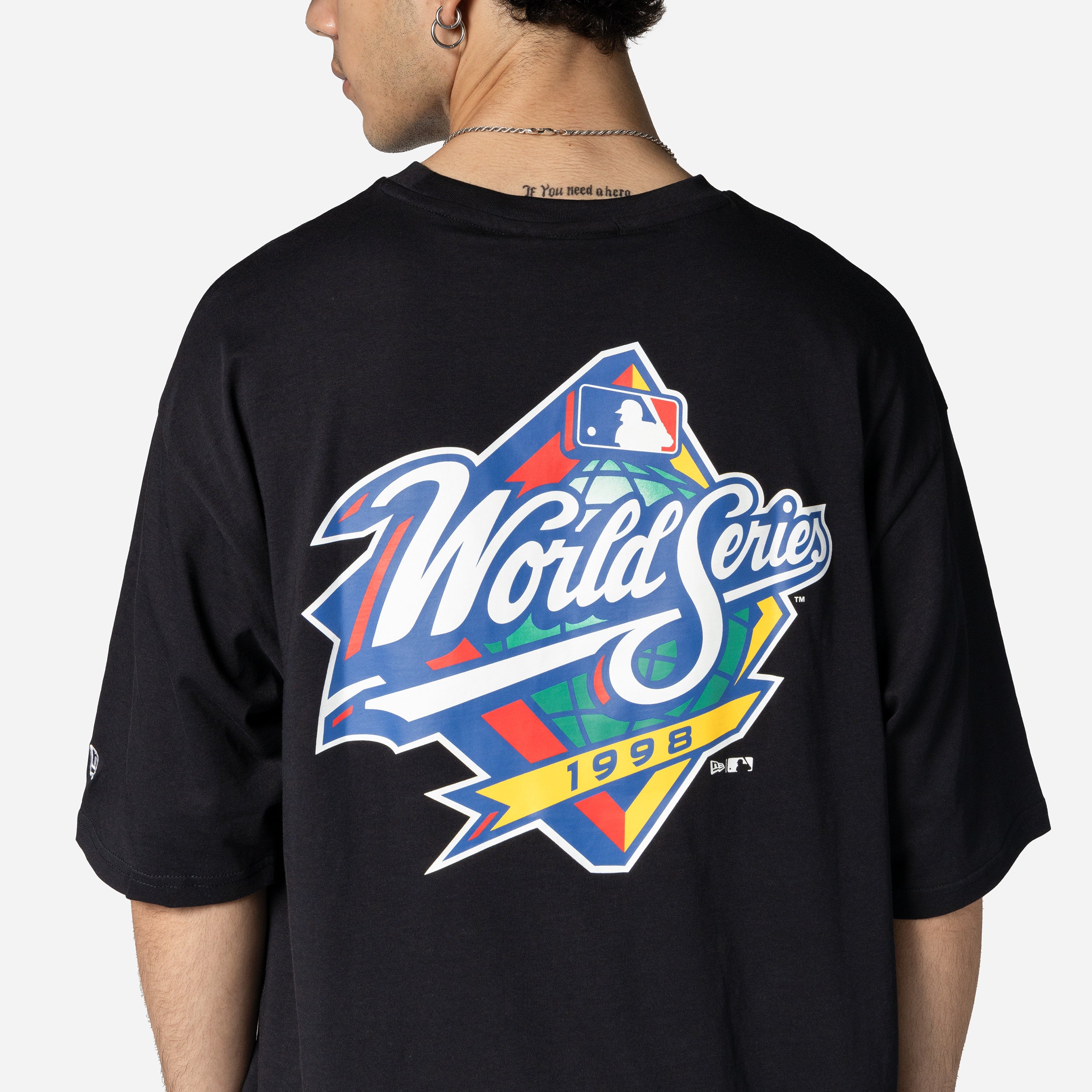 New Era - MLB World Series OS T-Shirt - New York Yankees - Navy/White - Headz Up 