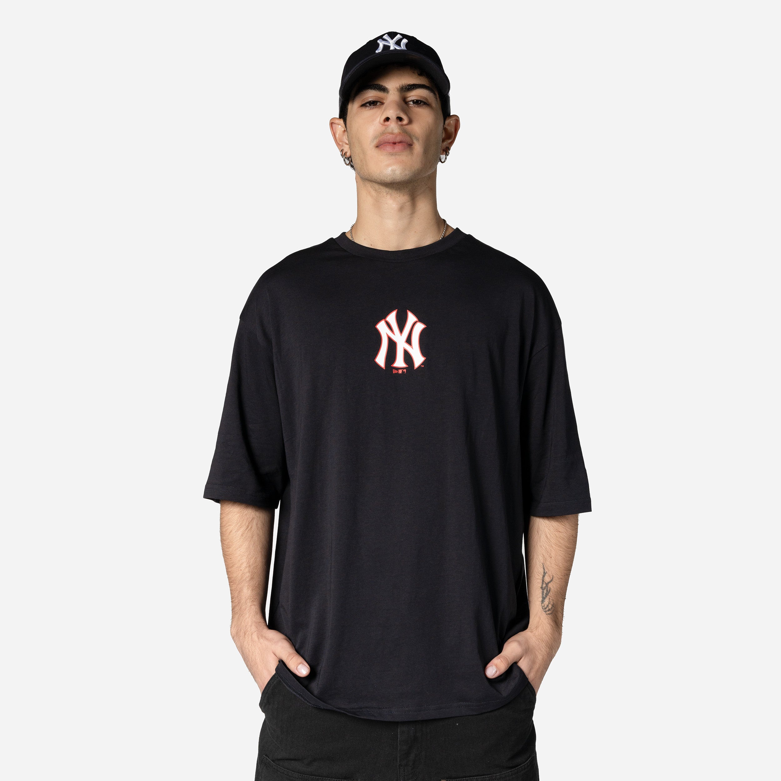 New Era - MLB World Series OS T-Shirt - New York Yankees - Navy/White - Headz Up 