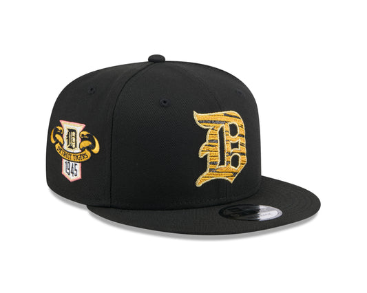 New Era  - 9Fifty Snapback - Animal Fill - Detroit Tigers Cooperstown - Black - Headz Up 