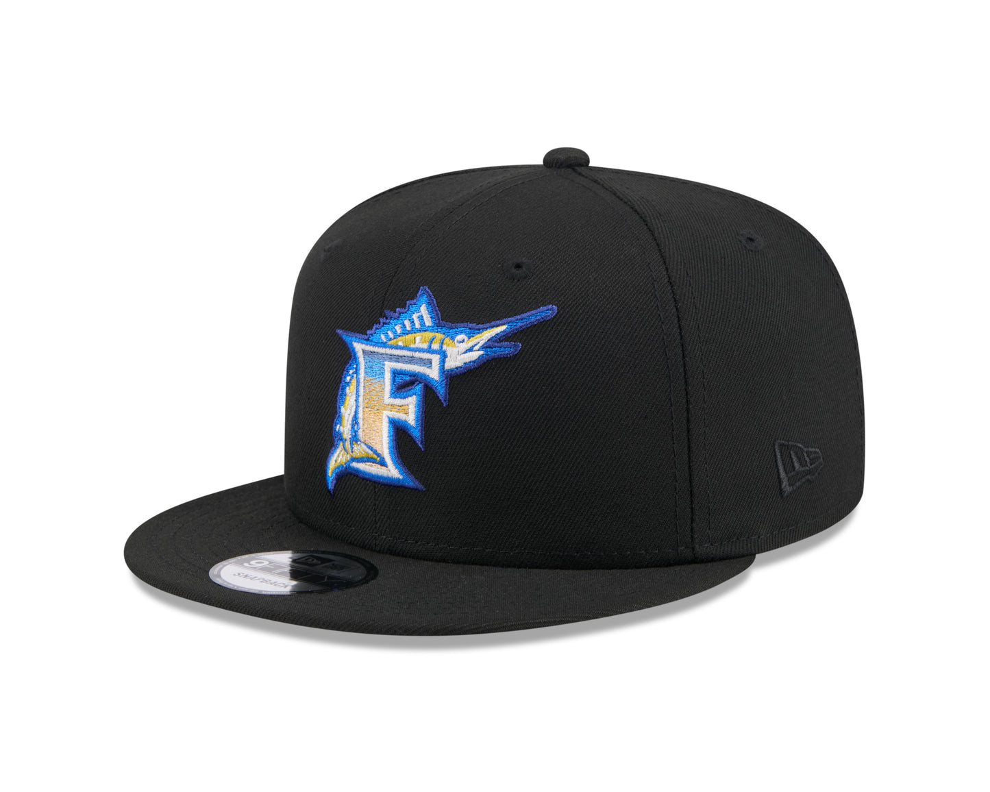 New Era  - 9Fifty Snapback - Animal Fill - Florida Marlins Cooperstown - Black - Headz Up 