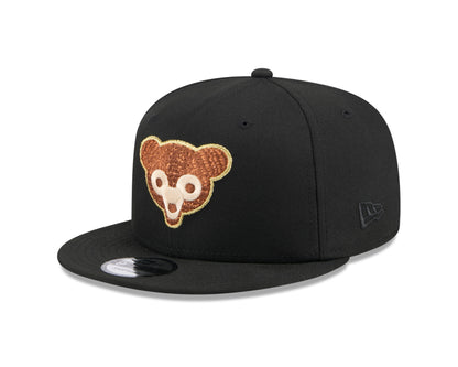 New Era  - 9Fifty Snapback - Animal Fill - Chicago Cubs Cooperstown - Black - Headz Up 