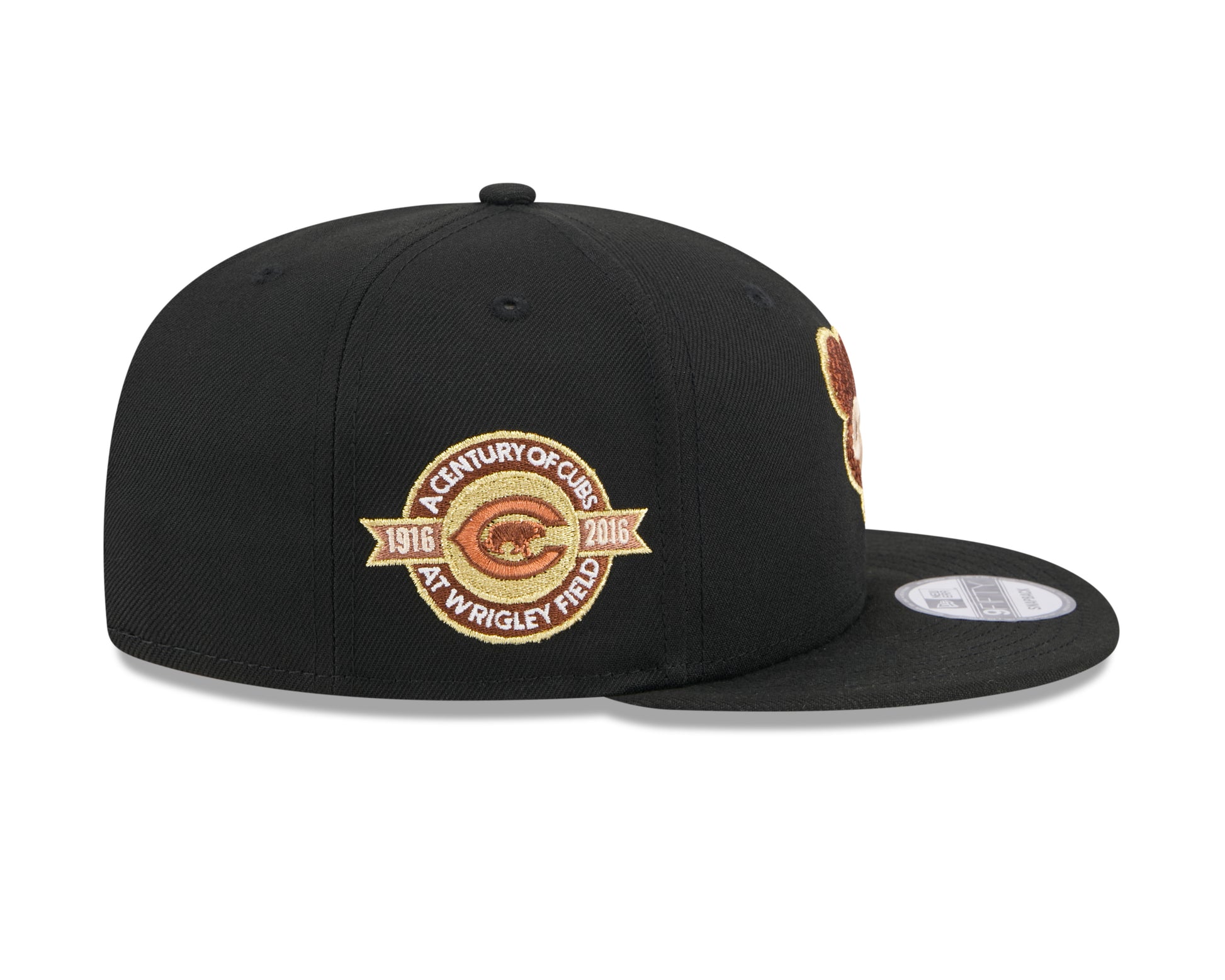 New Era  - 9Fifty Snapback - Animal Fill - Chicago Cubs Cooperstown - Black - Headz Up 