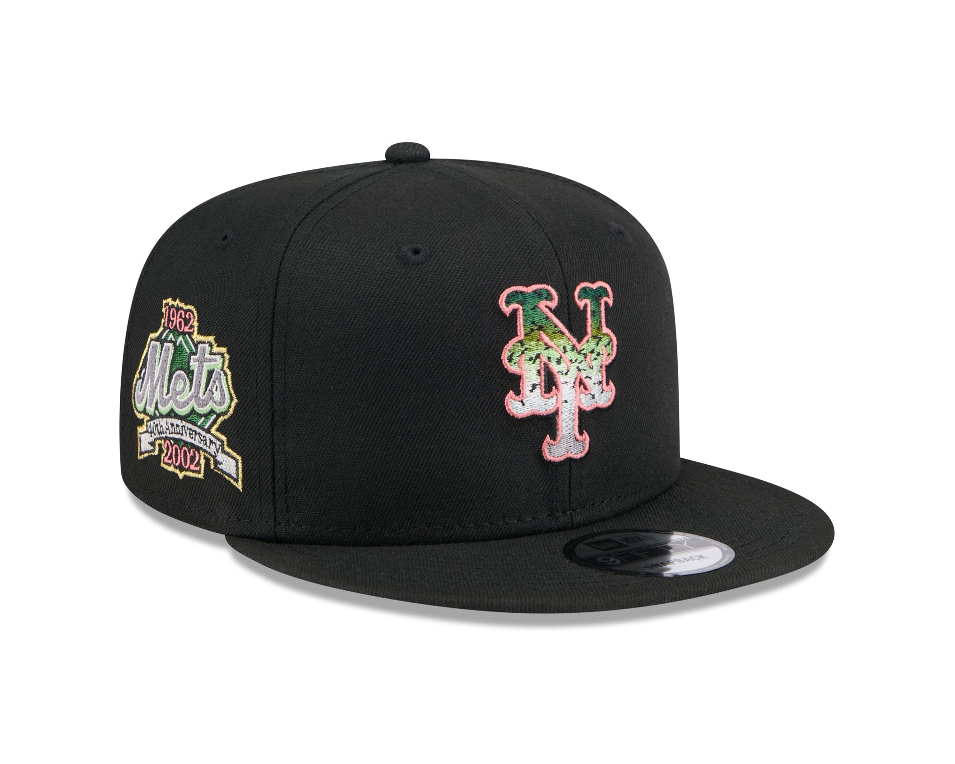 New Era  - 9Fifty Snapback - Animal Fill - New York Mets Cooperstown - Black - Headz Up 